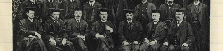 Photograph of School Masters, 1909