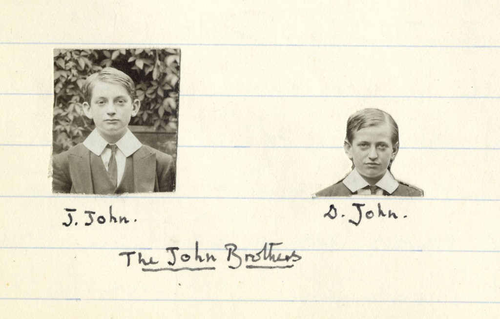 Two photographs of the John Brothers